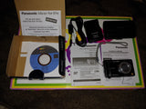Black Panasonic Lumix DMC-FH20 14.1 MP Digital Camera 8x Optical W Original Info