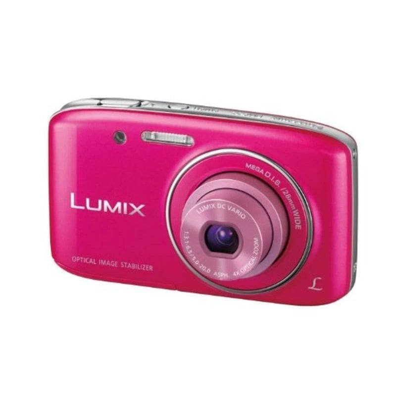 Panasonic Lumix S2 Digital Camera, 4x Optical Zoom, Pink, DMC-S2-P