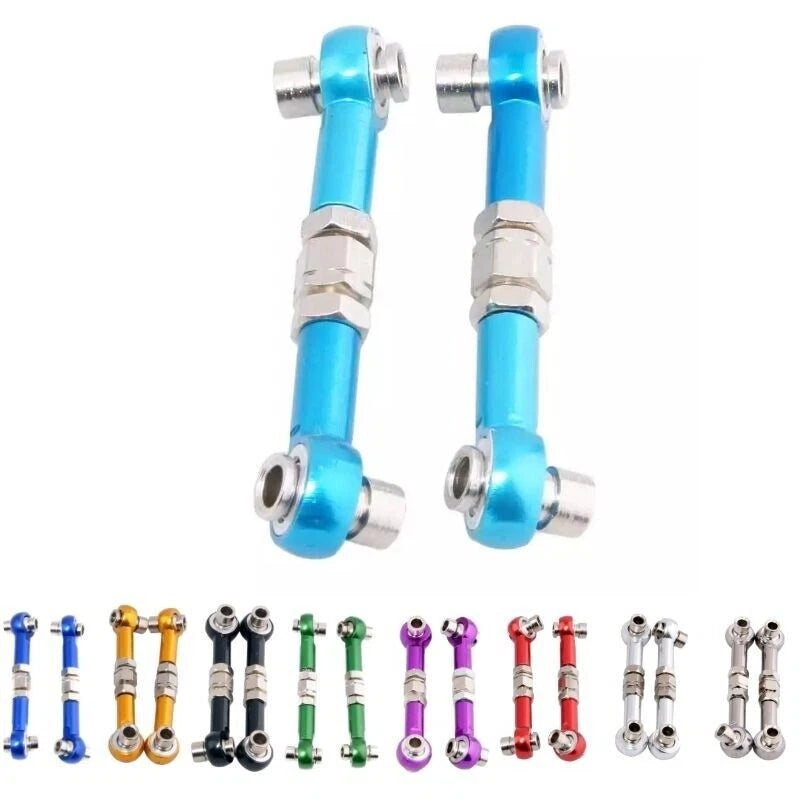 2pcs R/C 102017 (02012) Aluminum Front/Rear&Servo Link For HSP 1/10 On-Road Car