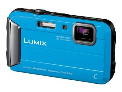 Panasonic Lumix FT25 Waterproof Digital Camera Blue DMC-FT25 From Japan