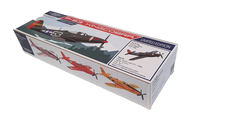 Durability Shockproof PET Dogfighter P-63 Kingcobra 1/12 Airplane KIT