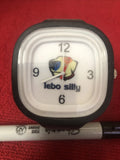 Lebo Silly Model 780 Rubber Band Wristwatch Odd Unusual Works New Battery Battery