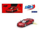 1/64 BBR Models Ferrari 296 GTB Rosso Imola  BBRFER64006