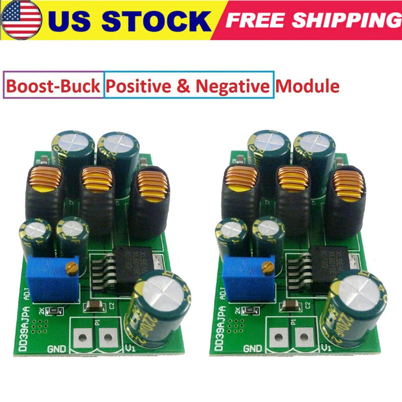 1/2 Pcs 20W +- 5-24V Positive & Negative Dual Output Power Boost-Buck Converter