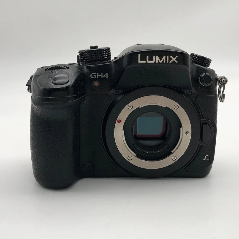 Panasonic Lumix GH4 Black Mirrorless Digital Camera Body with Accessories Good
