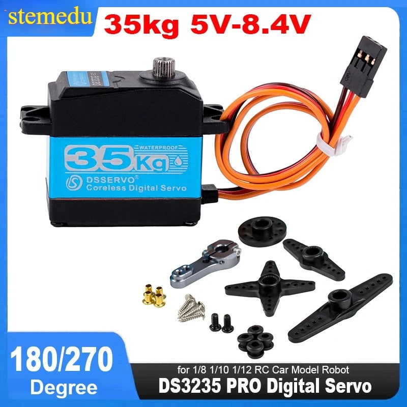 DS3235 PRO Digital Servo Coreless Stainless Steel Gear for 1:8 1:10 1:12 RC Car