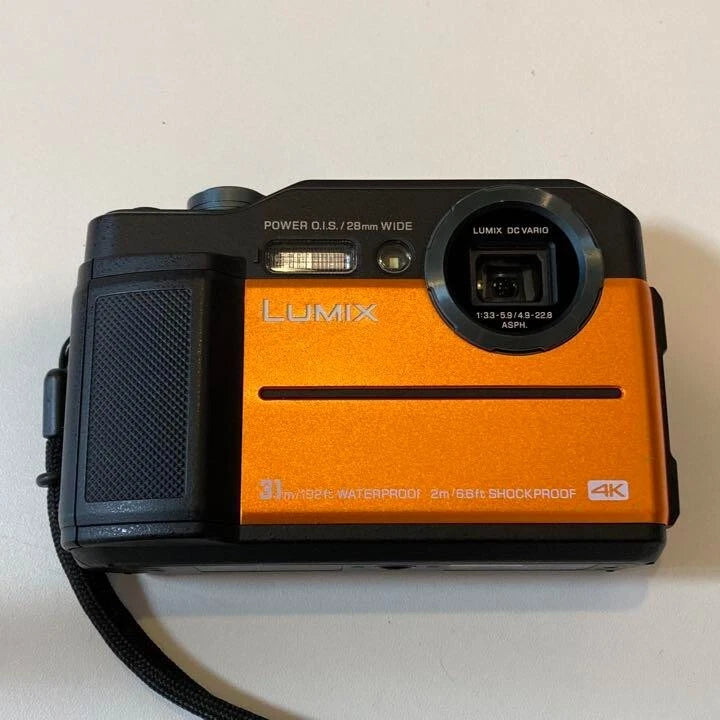 Panasonic LUMIX DC-FT7 Orange Compact Digital Camera Japan Ver.