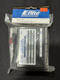 E-flite 3S LiPo balancing charger, 1.8A with side label and charging ports in retail pack
