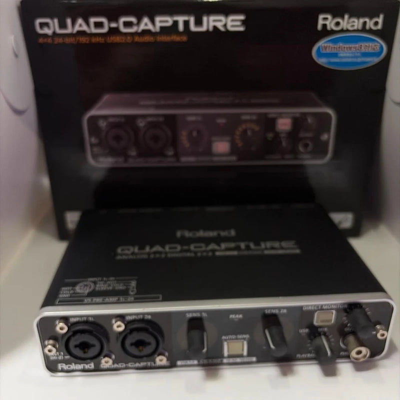 Roland UA-55 QUAD-CAPTURE USB Audio Interface Equipment Tested Japan Used
