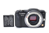 Panasonic LUMIX DMC-GF5 Digital Camera 12.1MP Black Tested Working  from Japan