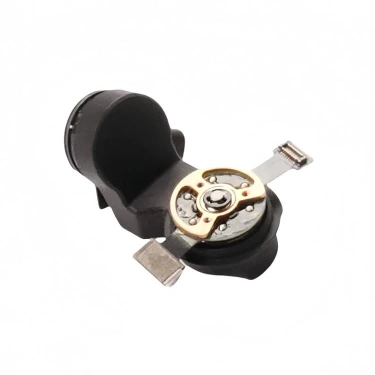 DJI gimbal upper mount with YR motor, black housing and silver connector