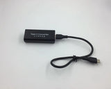 DC 5.5x2.1mm Input 22V to Type C Output Convertor Adapter 45W with 2 cables #as