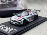 BN RM 1:64 White  GTS Coupe Sports Model Diecast Metal Car