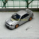 Furuya 1/64 Scale  Impreza WRX STI VII 7 Silver Diecast Car Model