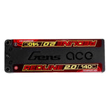 Gens Ace 6600mAh 7.6V 140C 2S Lipo Battery HardCase 5.0mm bullet For RC Car New Battery