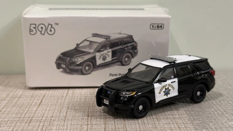 596 Model 1:64 Ford Police Interceptor Utility California Highway Patrol Black