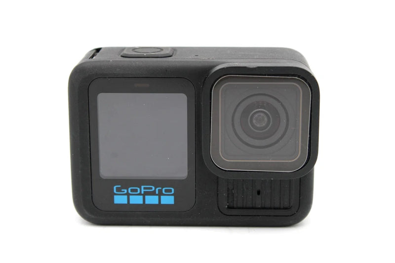 GoPro HERO13 Black action camera with front lens and small screen