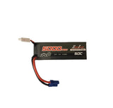 SpeedTek RC 2S 7.4V 5000mAh 50C Lipo Battery Pack w/ EC5 Plug Hard Case