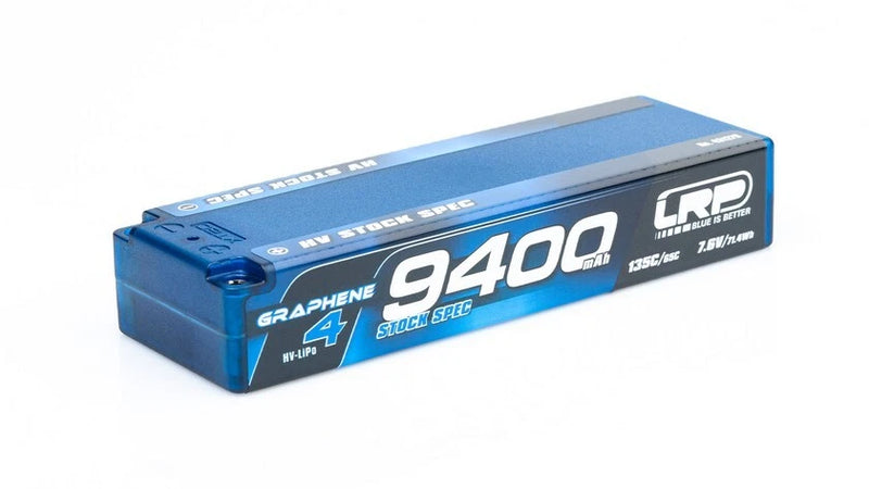 New LRP HV LCG STOCK SPEC Graphene 4 9400mAh 135C/65C 7.6V/71.4Wh