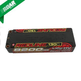 Gens Ace Redline 8200mAh 2S LiPo-HV battery, black hardcase with red label