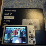 Panasonic LUMIX SZ7 Digital Camera White AVCHD Full HD Used