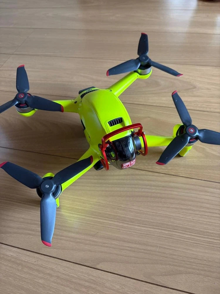 Dji Fpv Drone Body + Propeller Guard Set Tested Working No Crash History Fpv