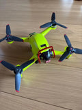 Dji Fpv Drone Body + Propeller Guard Set Tested Working No Crash History Fpv