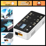 6-Port 1S LiPo Battery Storage Charger & Discharger with LCD Display for Tiny Wh Battery
