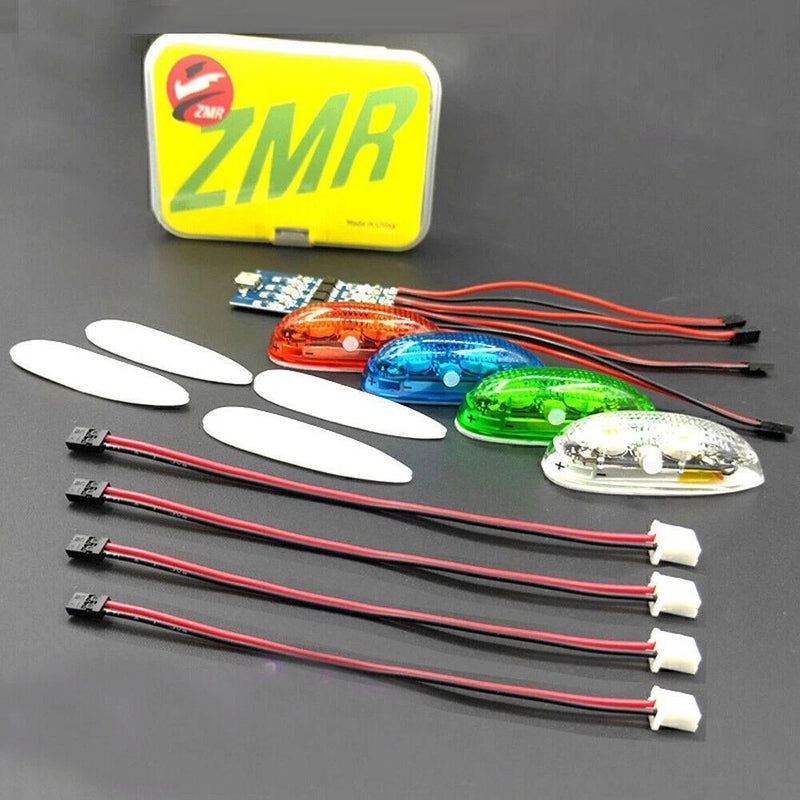 LED Lamp Flash Night Flight Navigation Light Kit For FPV Quadcopter RC Drone