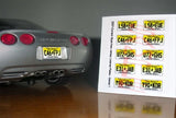 2007-Present type NEW JERSEY miniature LICENSE PLATES for 1/25 MODEL CARS¡ªREAD