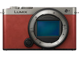 Panasonic LUMIX S9 Body Only Dark Silver x Crimson Red Leather