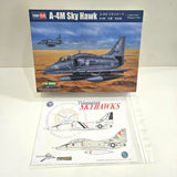 1/48 A-4M Skyhawk plastic model kit box with color decal sheet, sealed