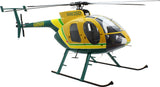 800 MD-500E ARF LA Sheriff RC Helicopter Fuselage Yellow Green Painting V2 Kit