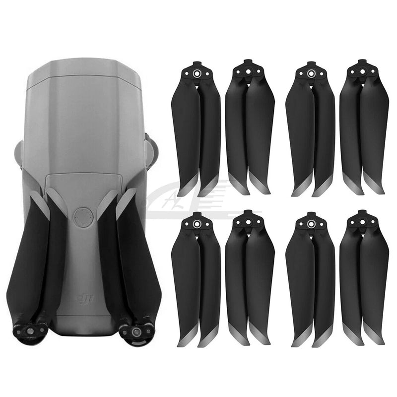 4 Pairs 7238F Propellers Foldable Prop Blade Silver for DJI Mavic Air 2S / Air 2