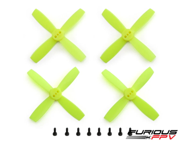 Furious FPV Propellers High Performance-Neon Yellow-1935-4-Blade