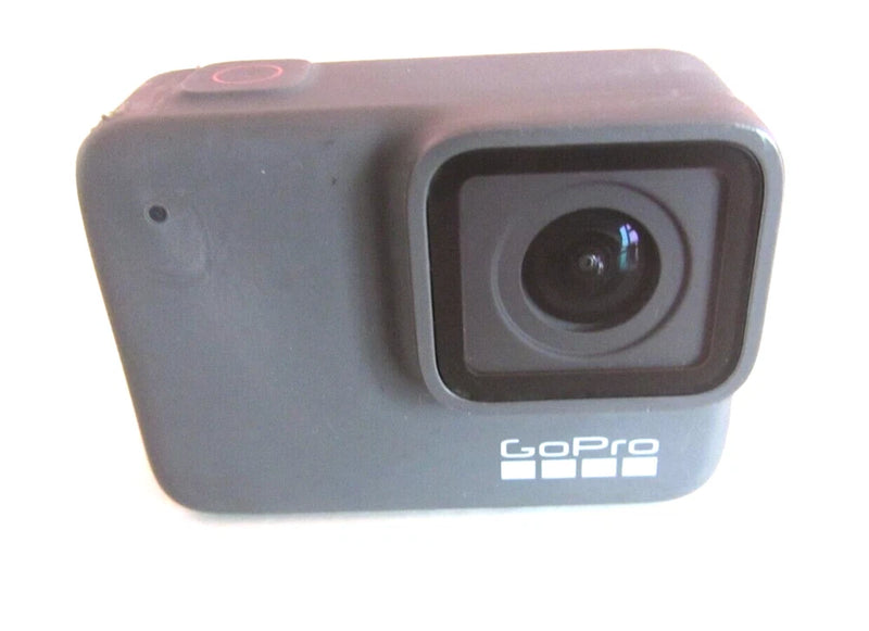 GoPro Hero 7 action camera with front lens and GoPro logo