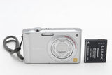 [NEAR MINT] Panasonic LUMIX DMC-FX55 Silver Compact Digital Camera From JAPAN
