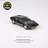 1:64 1972 DeTomaso Pantera -- Black -- PARA64