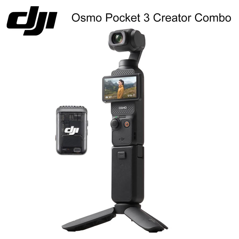 DJI OSMO Pocket 3 Creator Combo Vlogging Action Camera with 1'' CMOS & 4K/120fps