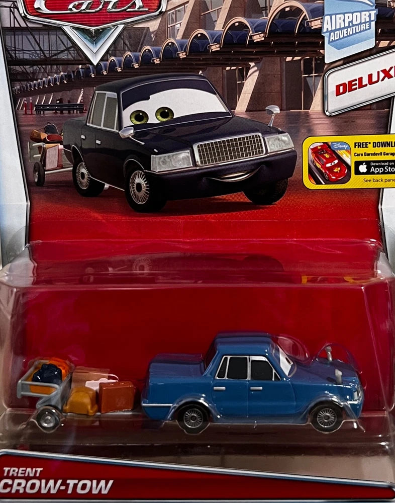 DISNEY PIXAR CARS 2 "TRENT CROW-TOW" NEW IN PACKAGE, DELUXE MODEL, SHIP WW