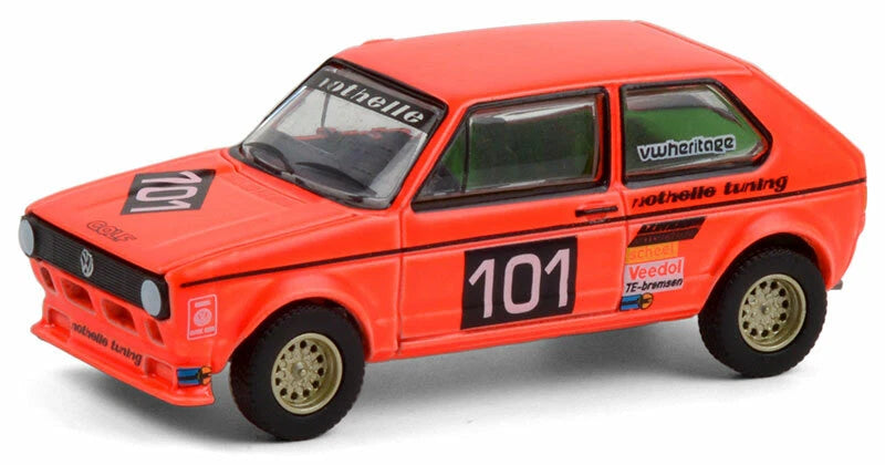 GREENLIGHT 1:64 1975 VOLKSWAGEN GOLF MK1 GROUP 2 #101 CLUB-VDUB MODEL 36020C-P9