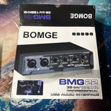 BOMGE BMG22 USB Audio Interface 24-bit/192kHz, Direct Monitoring, XLR