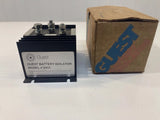 Guest Industries battery isolator model 2401 in open box, with mounting terminals