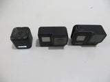 Lot of 3 GoPro HERO8 HERO7 HERO4 Session Action Cameras