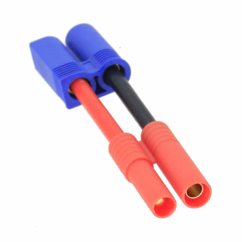 EC5 Male to HXT 4mm Male+/Female- cable 12AWG 5CM wire For RC LIPO Battery UAV