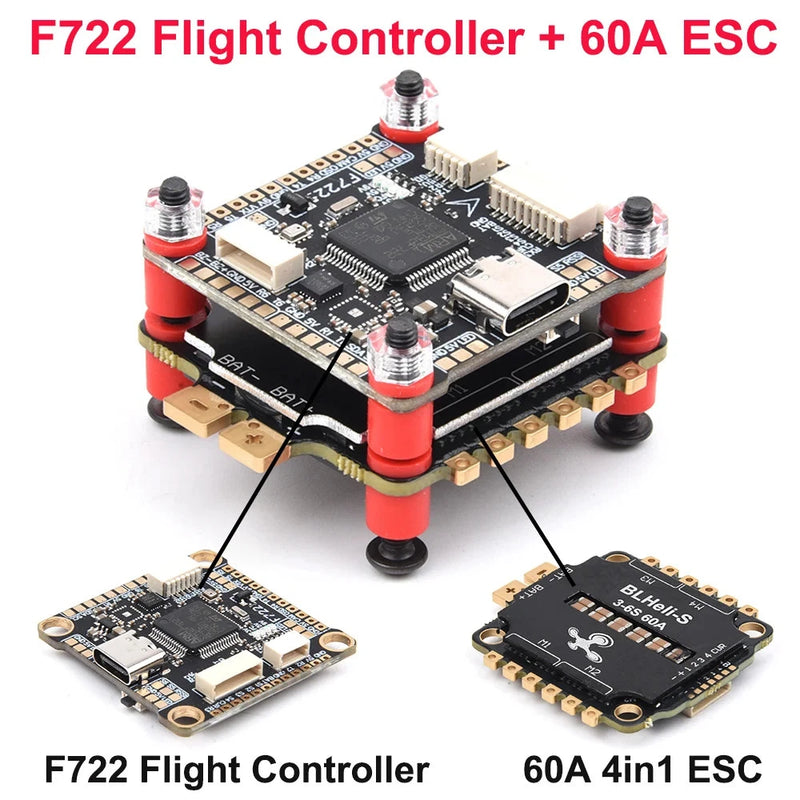 Hot Flight Controller 4in1 S ESC Stacks 30.5*30.5mm for RC FPV Racer Drone