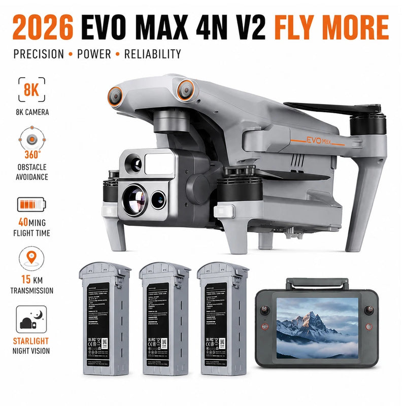 Autel Robotics EVO Max 4N Thermal Imaging Drone 50MP Wide Camera IR Night Ops