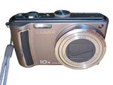 Panasonic LUMIX DMC-TZ5 Brown 9.1 MP Compact Digital Camera Used From Japan