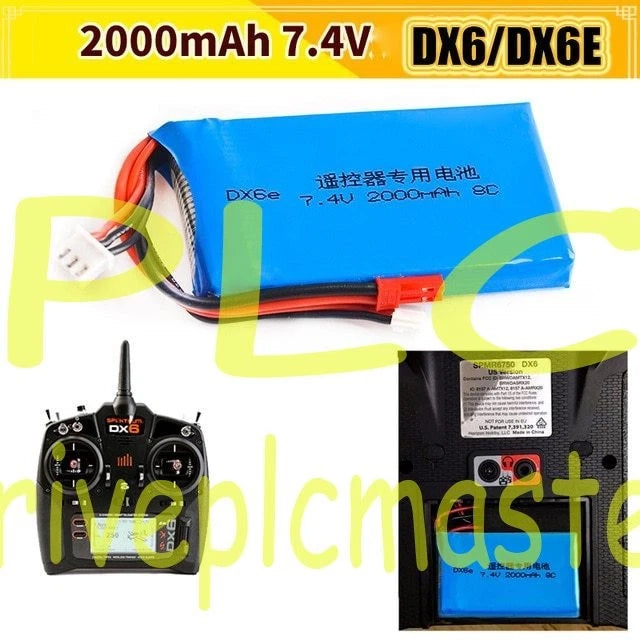 1pcs new DXF RC Battery 1pcs Li-Polymer lipo battery Spektrum dx6e DX6 2S 7.4 #d