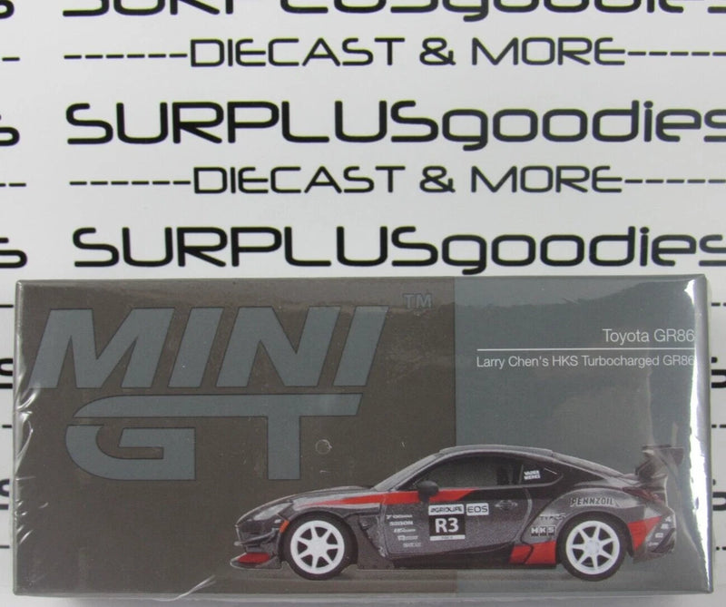 2025 Mini-GT Overseas Edition:  Larry Chen's HKS Turbocharged TOYOTA GR86 #820